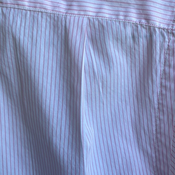 LN 🏇Ralph Lauren Dress Shirt  Slim Pinstripe Pink Pony - Picture 5 of 6